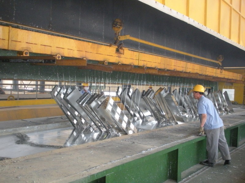 Zinc galvanizing kettle